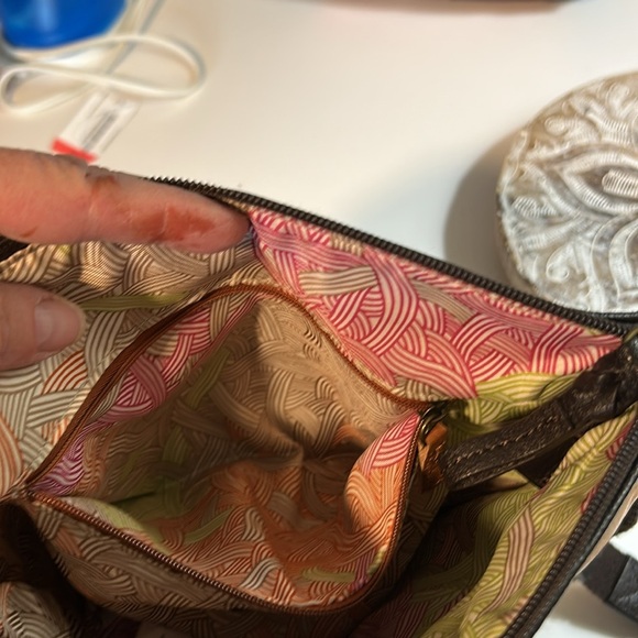 THE SAK LEATHER ANIMAL PRINT LEATHER CROSSBODY BAG - Picture 7 of 12